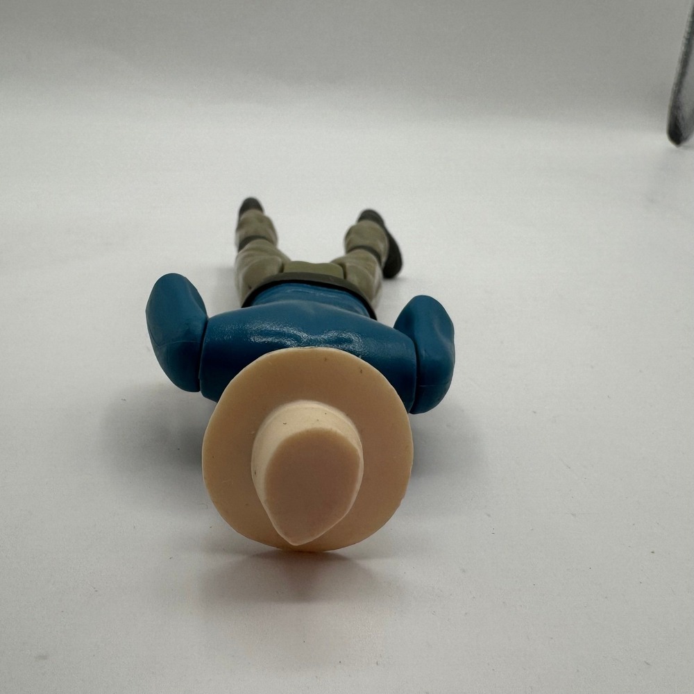 Kenner Jurassic Park Robert Muldoon Action Figure 1993 Blue Tan 4.5"Vintage - Picture 7 of 8